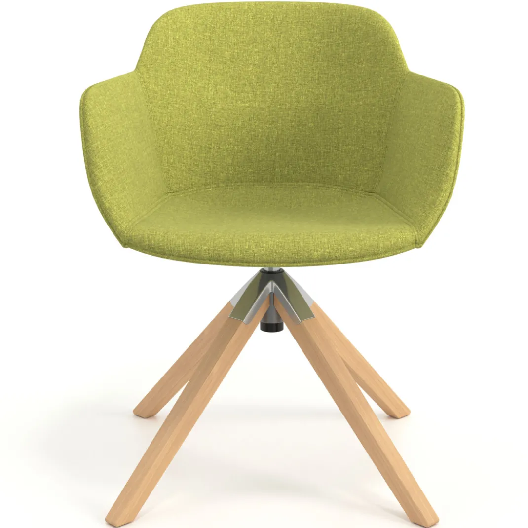 Silla confidente Ivonne Patas Madera Tapizado