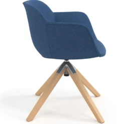 Silla confidente Ivonne Patas Madera Tapizado