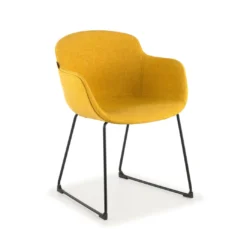 Silla confidente Ivonne patín Asiento Tapizado