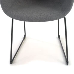 Silla confidente Ivonne patín Asiento Tapizado