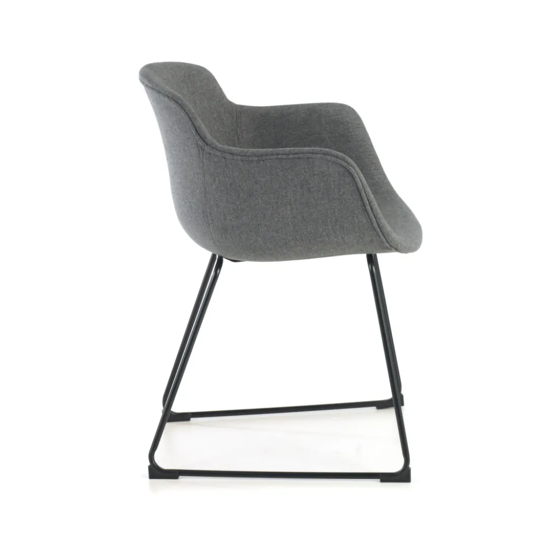 Silla confidente Ivonne patín Asiento Tapizado