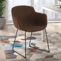 Silla confidente Ivonne patín Asiento Tapizado