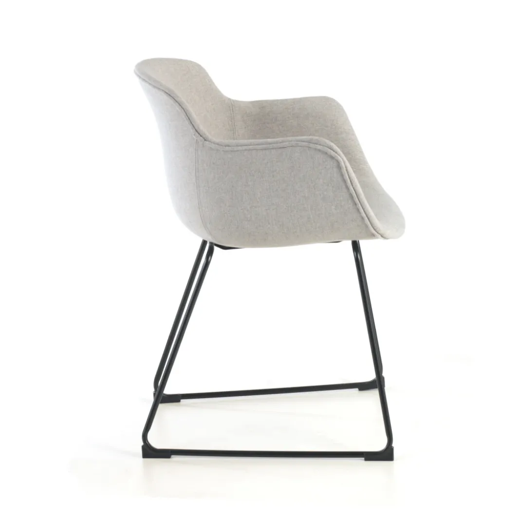 Silla confidente Ivonne patín Asiento Tapizado