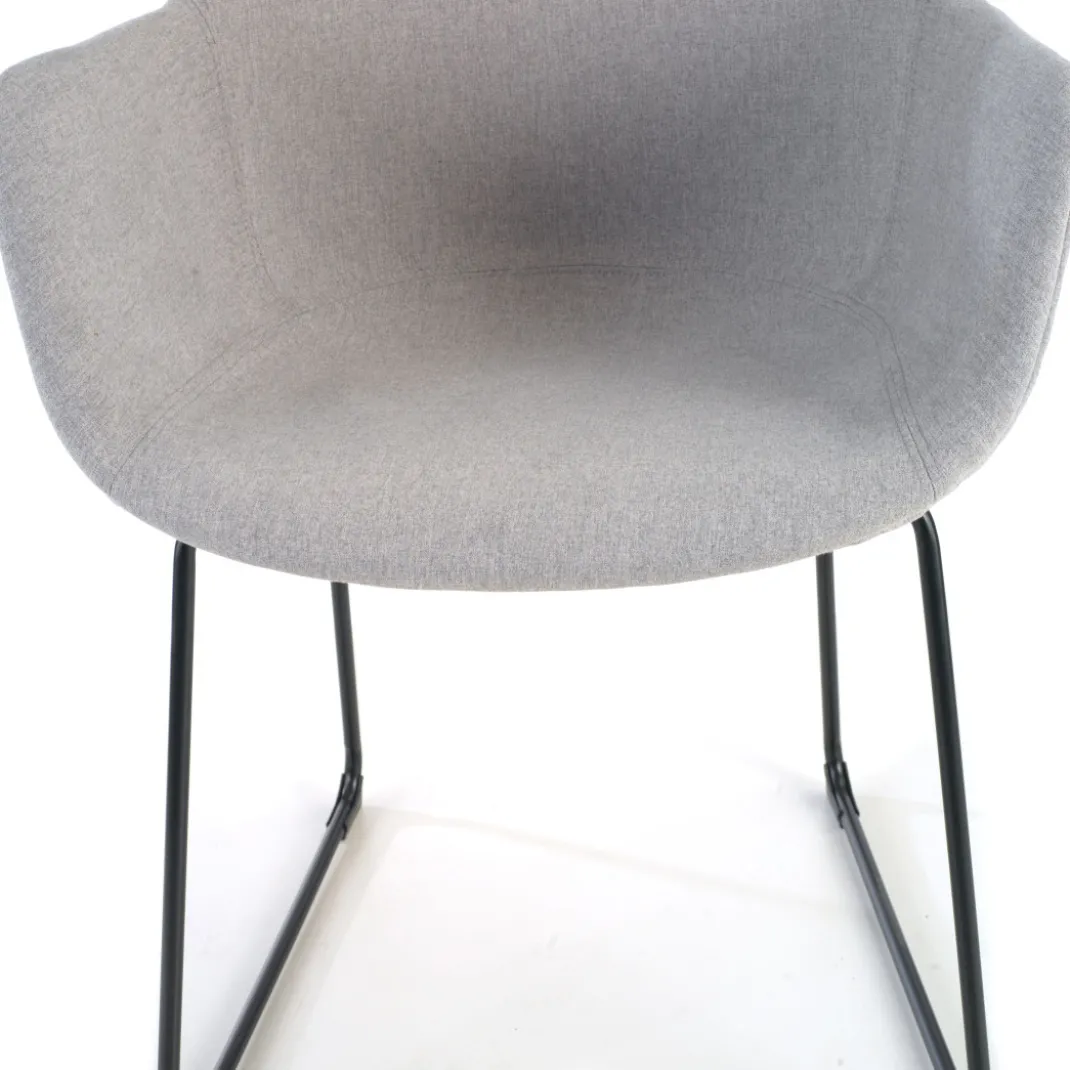 Silla confidente Ivonne patín Asiento Tapizado
