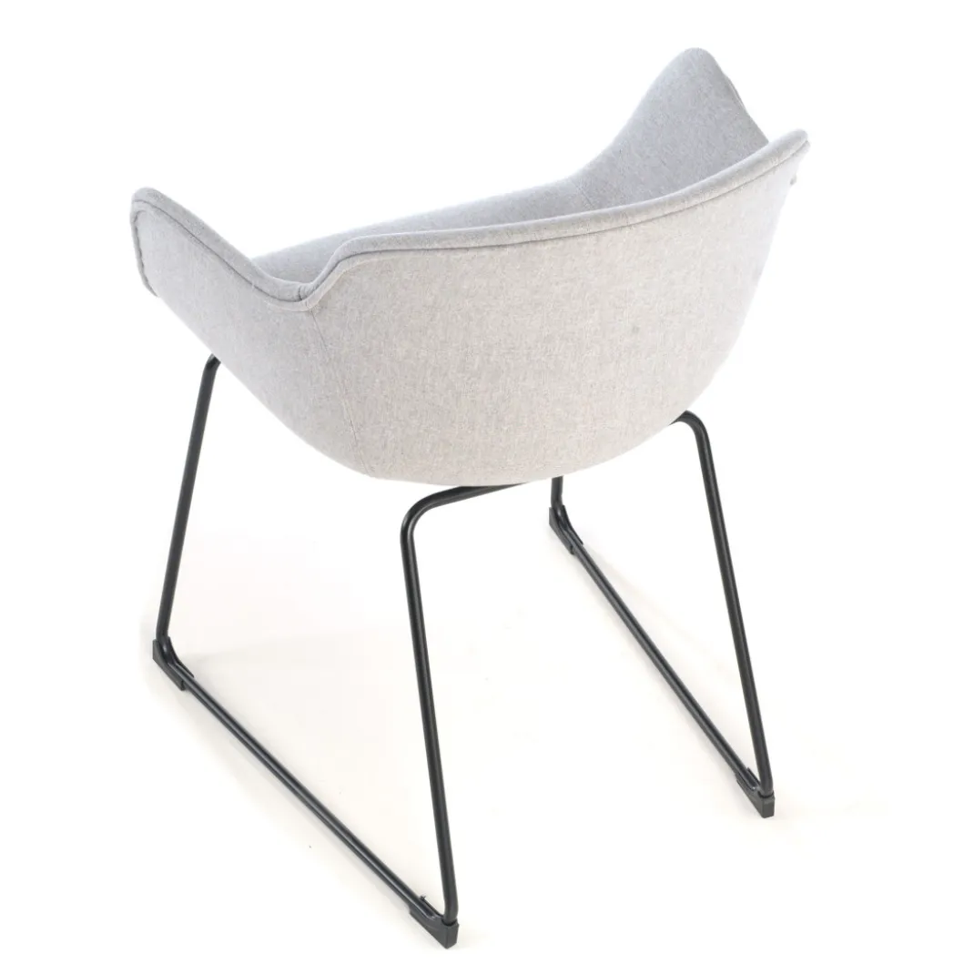 Silla confidente Ivonne patín Asiento Tapizado