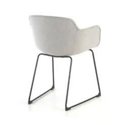 Silla confidente Ivonne patín Asiento Tapizado
