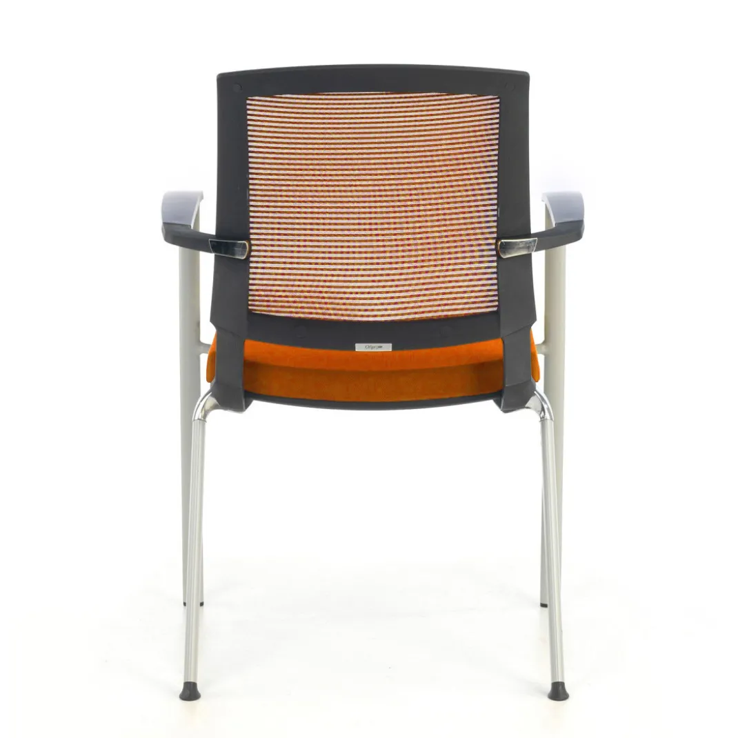 Silla Confidente Maya estructura patin red