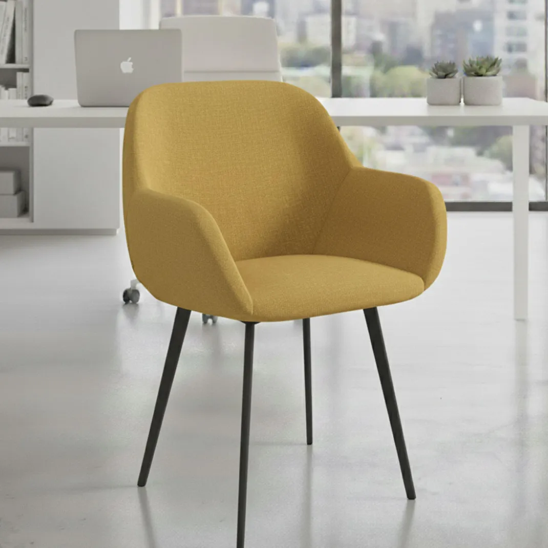 Silla Confidente Moon Estructura 4 patas