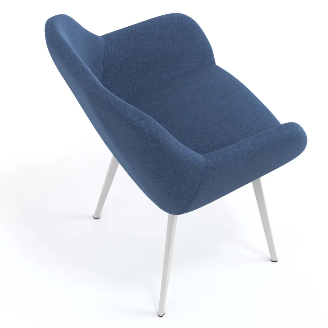 Silla Confidente Moon Estructura 4 patas