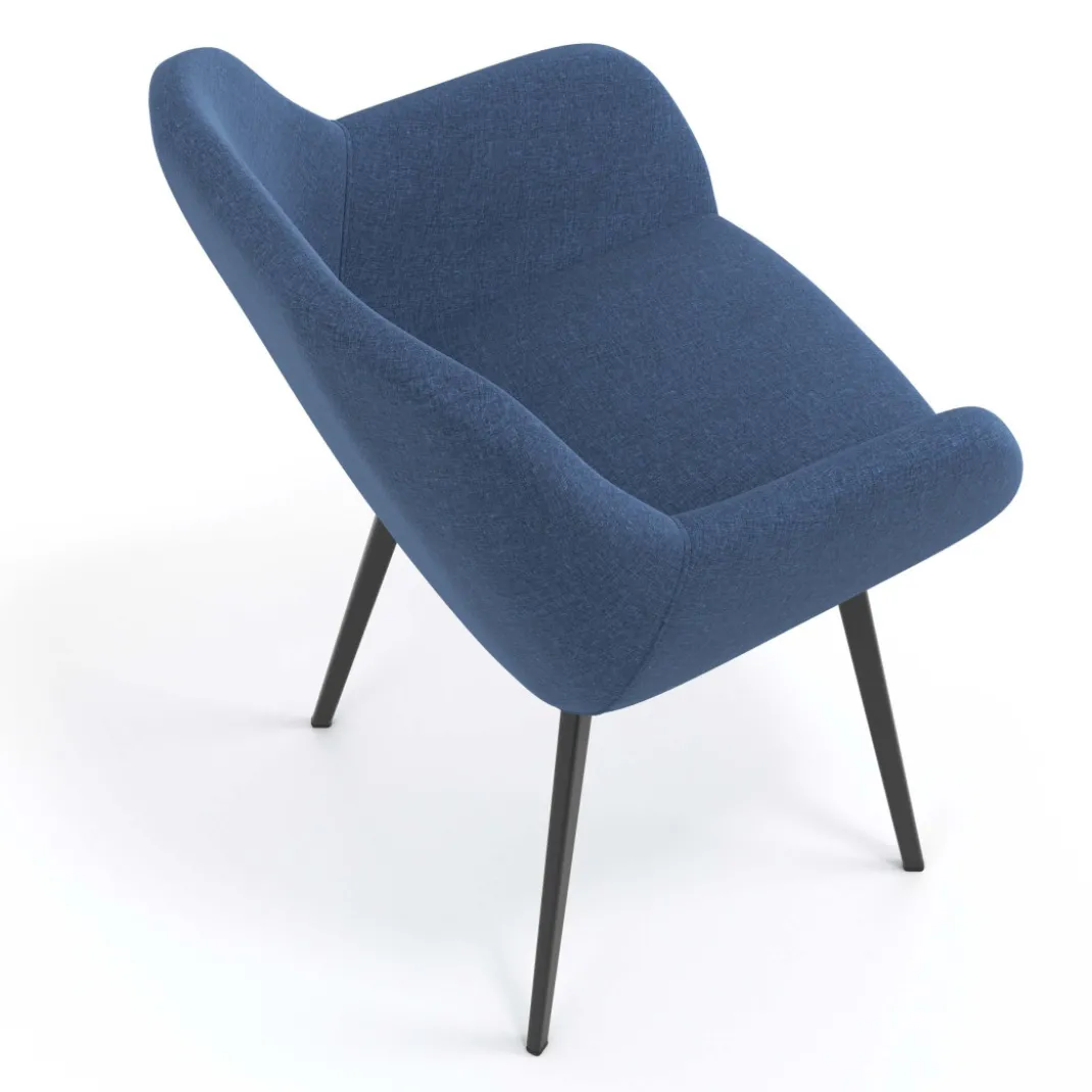 Silla Confidente Moon Estructura 4 patas