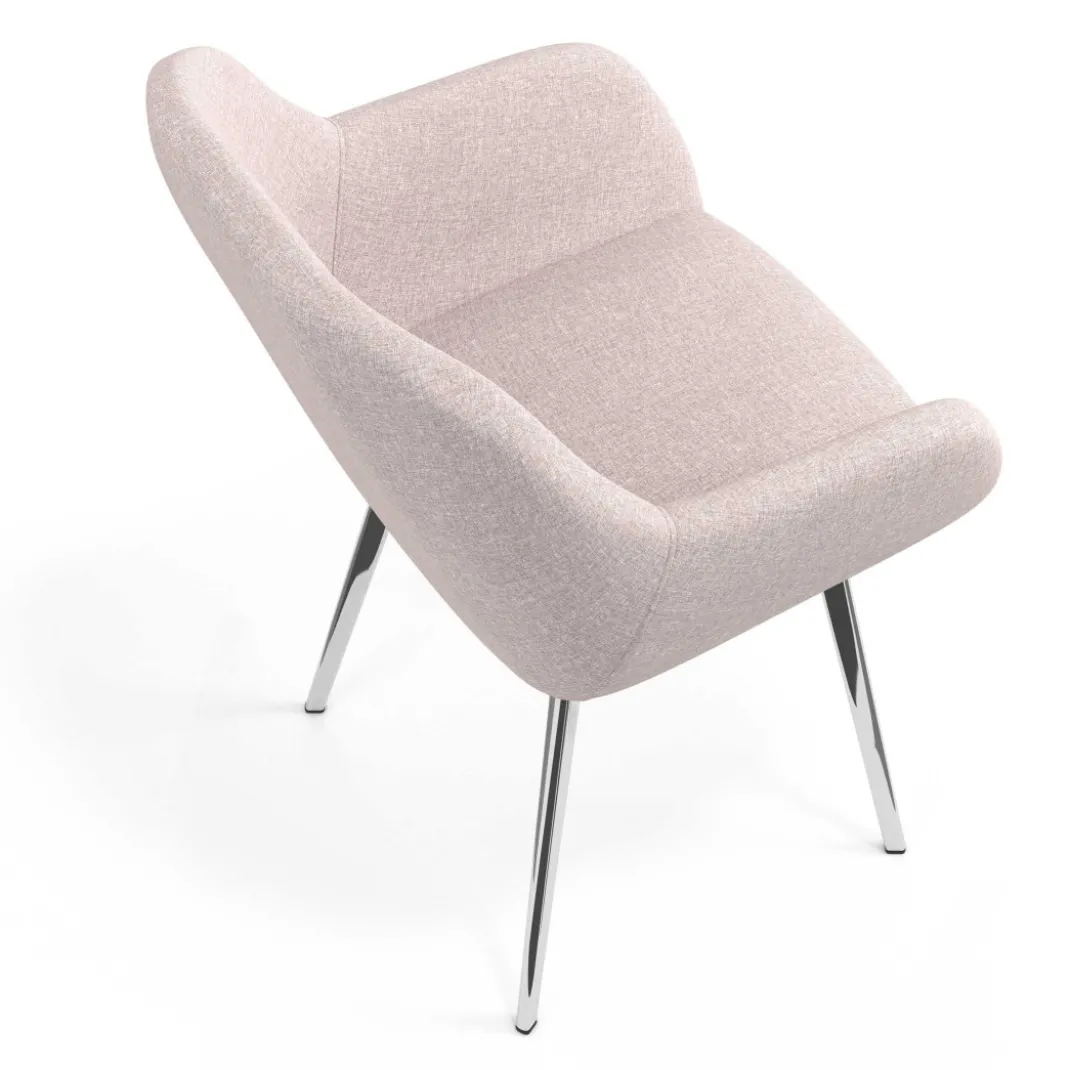 Silla Confidente Moon Estructura 4 patas