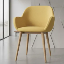 Silla confidente Moon 4 patas madera maciza
