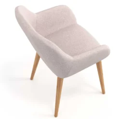 Silla confidente Moon 4 patas madera maciza