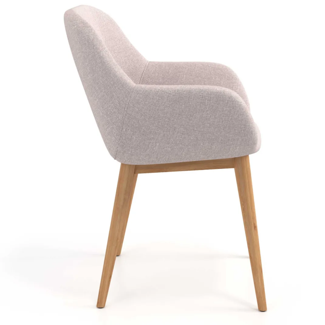 Silla confidente Moon 4 patas madera maciza