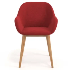 Silla confidente Moon 4 patas madera maciza