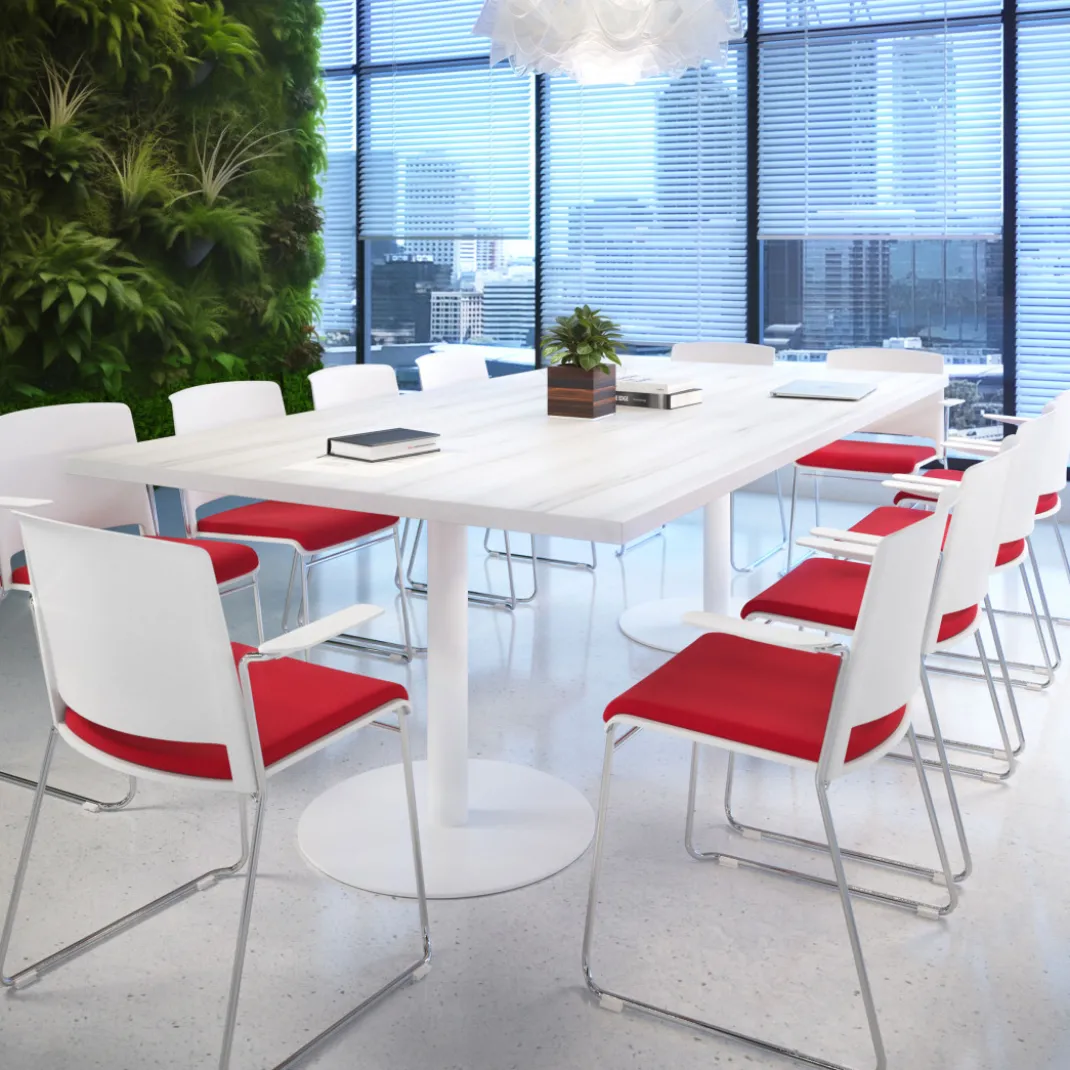 Silla Confidente tapizada con brazos Lotus
