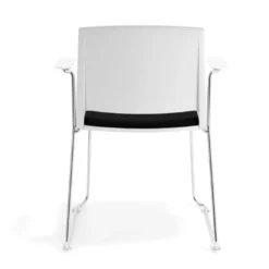Silla Confidente tapizada con brazos Lotus