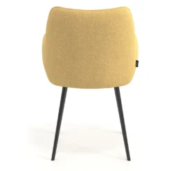 Silla confidente tapizada Gala, estructura 4 patas