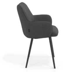 Silla confidente tapizada Gala, estructura 4 patas