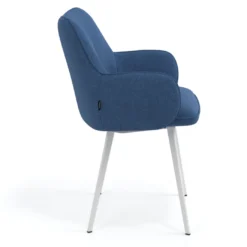 Silla confidente tapizada Gala, estructura 4 patas