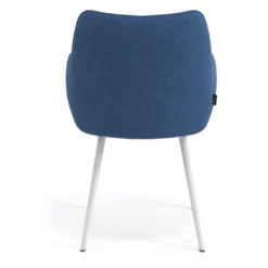 Silla confidente tapizada Gala, estructura 4 patas