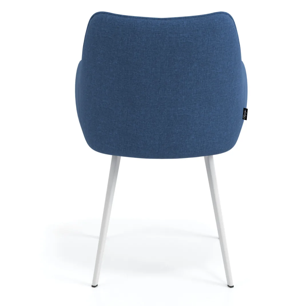 Silla confidente tapizada Gala, estructura 4 patas
