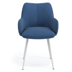 Silla confidente tapizada Gala, estructura 4 patas