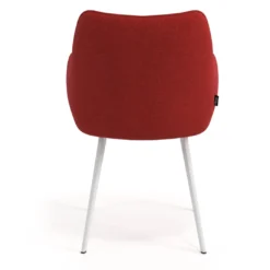 Silla confidente tapizada Gala, estructura 4 patas