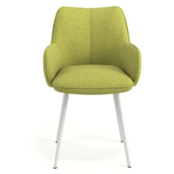Silla confidente tapizada Gala, estructura 4 patas