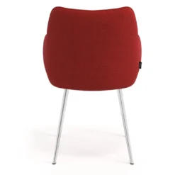 Silla confidente tapizada Gala, estructura 4 patas