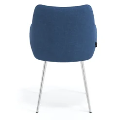 Silla confidente tapizada Gala, estructura 4 patas