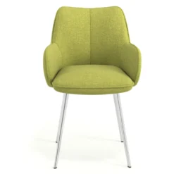 Silla confidente tapizada Gala, estructura 4 patas