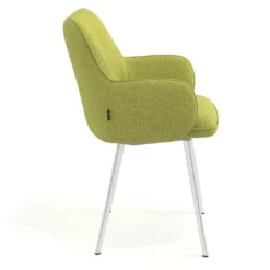 Silla confidente tapizada Gala, estructura 4 patas