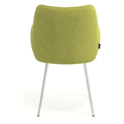 Silla confidente tapizada Gala, estructura 4 patas