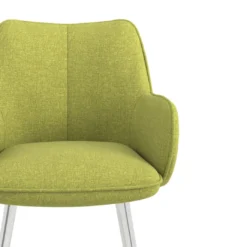 Silla confidente tapizada Gala, estructura 4 patas