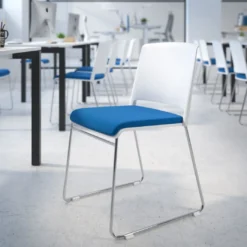 Silla Confidente tapizada Lotus