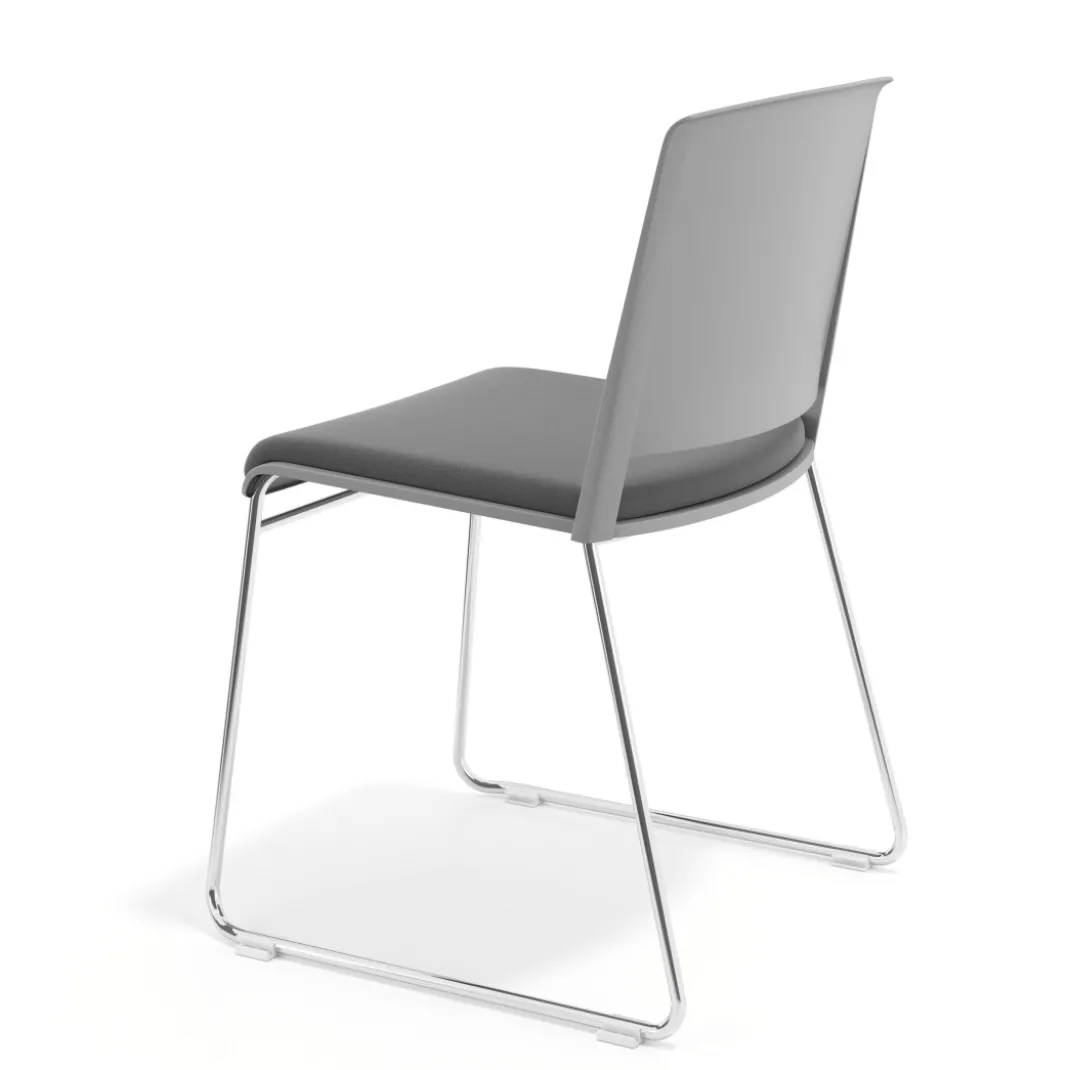 Silla Confidente tapizada Lotus