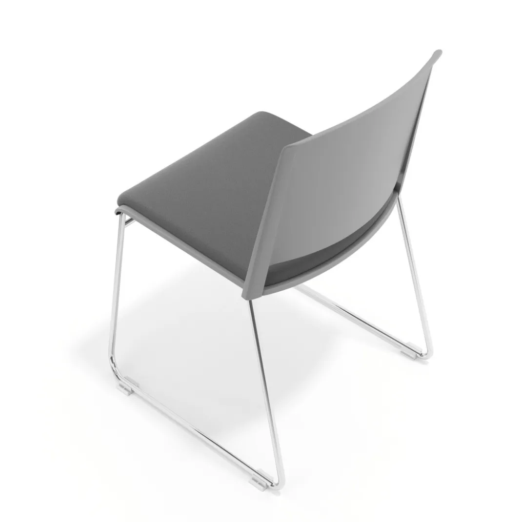 Silla Confidente tapizada Lotus