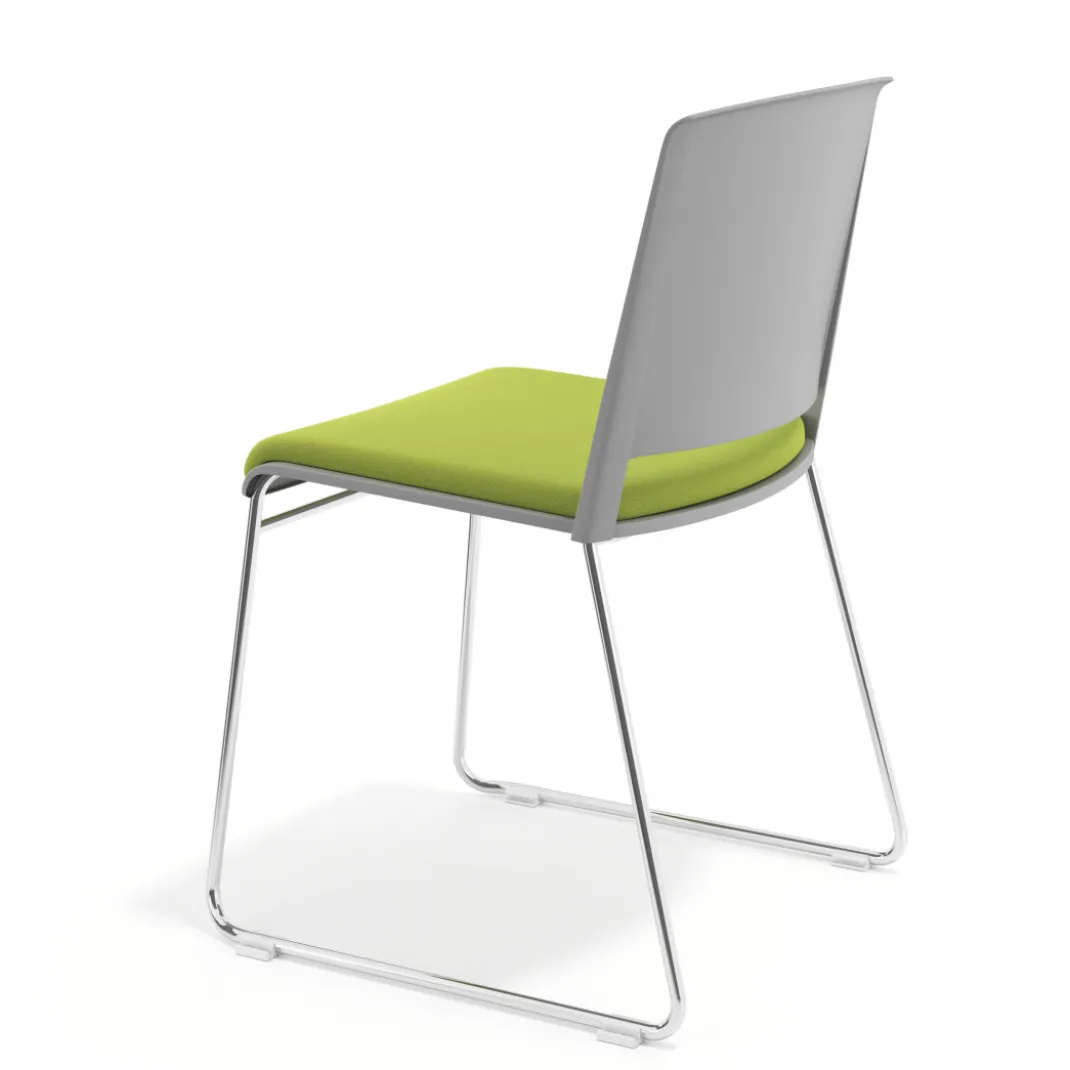 Silla Confidente tapizada Lotus