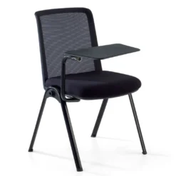 Silla de conferencias Versa con pala, respaldo de red, apilable