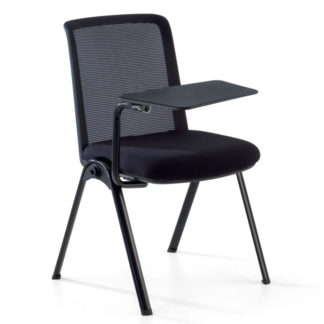 Silla de conferencias Versa con pala, respaldo de red, apilable