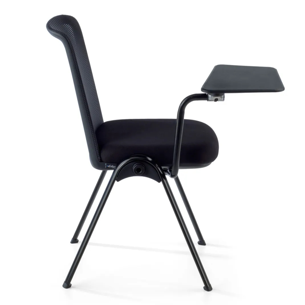 Silla de conferencias Versa con pala, respaldo de red, apilable