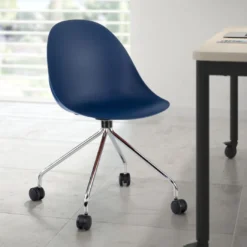 Silla de confidente Flow, con ruedas