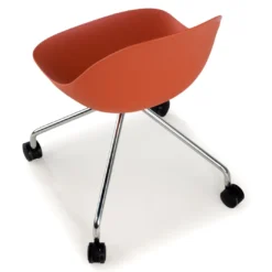 Silla de confidente Flow, con ruedas