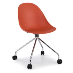 Silla de confidente Flow, con ruedas