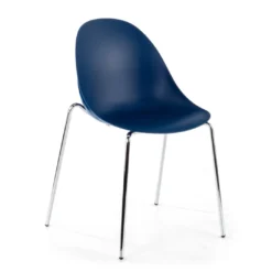 Silla de confidente Flow, 4 patas, estructura acero, apilable