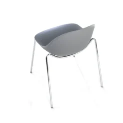 Silla de confidente Flow, 4 patas, estructura acero, apilable