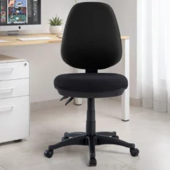 Silla de escritorio en tela Eco, mecanismo asyncron