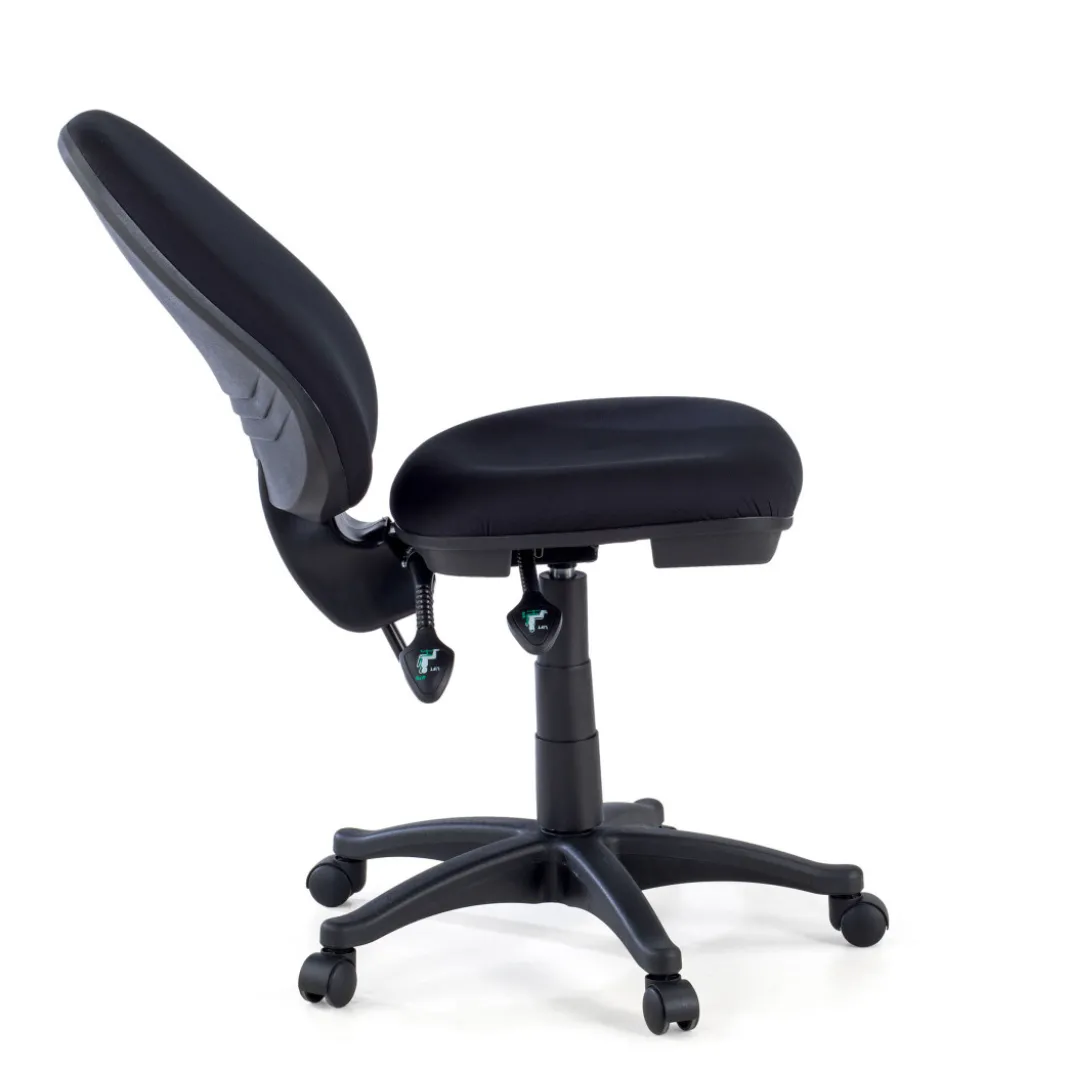 Silla de escritorio en tela Eco, mecanismo asyncron