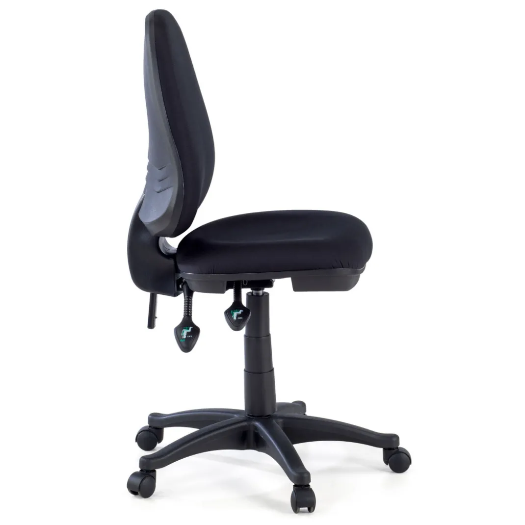 Silla de escritorio en tela Eco, mecanismo asyncron